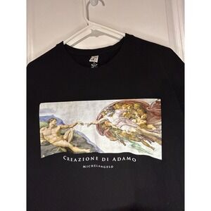 Vintage Museum Michelangelo "Creation Of Adam" touch of God shirt